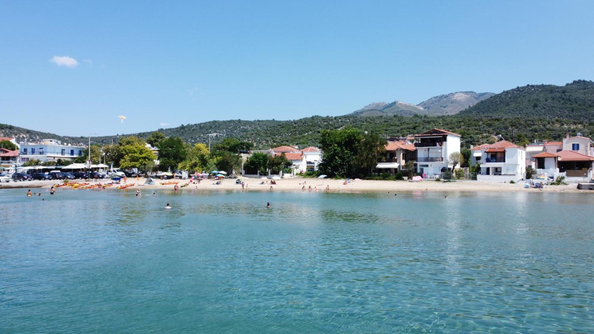Beachfront Apartment Thassos Skála Kallirákhis Exterior foto