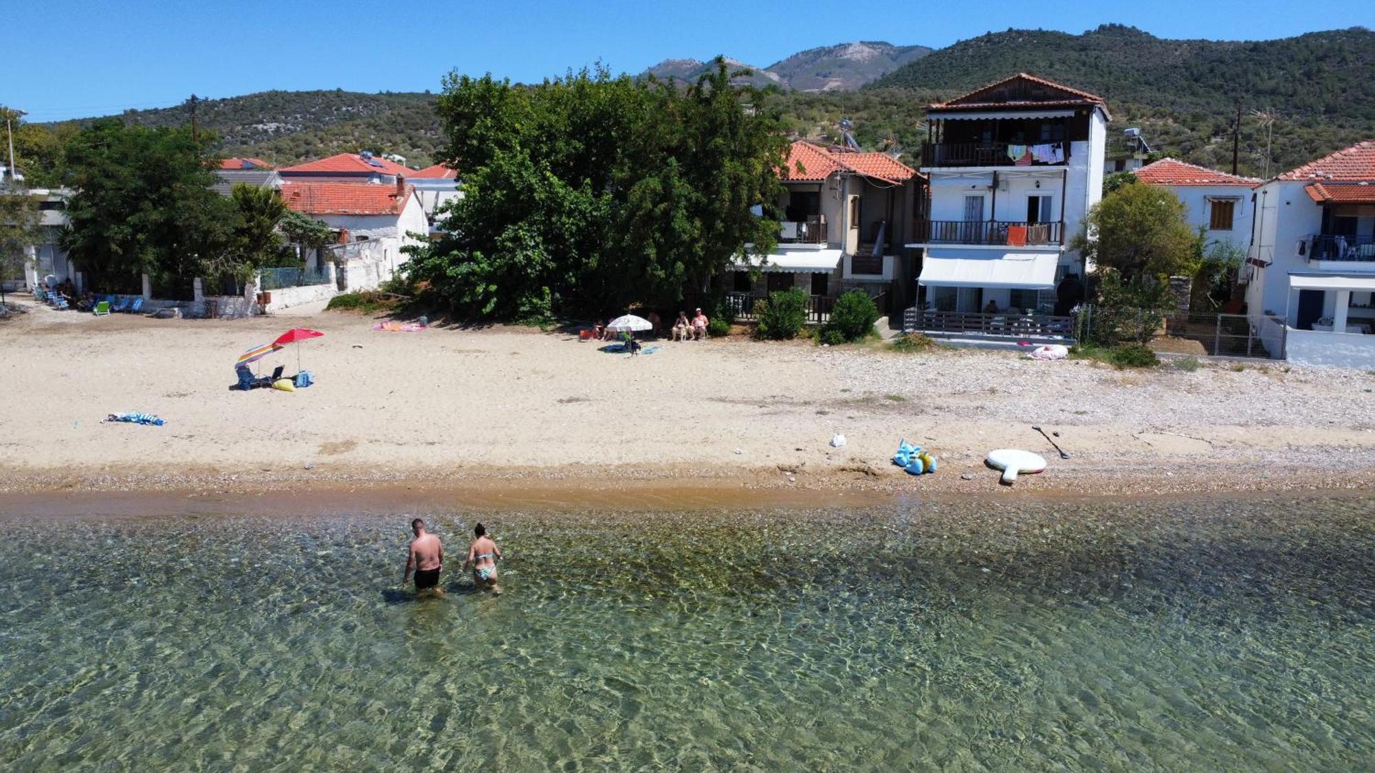 Beachfront Apartment Thassos Skála Kallirákhis Exterior foto
