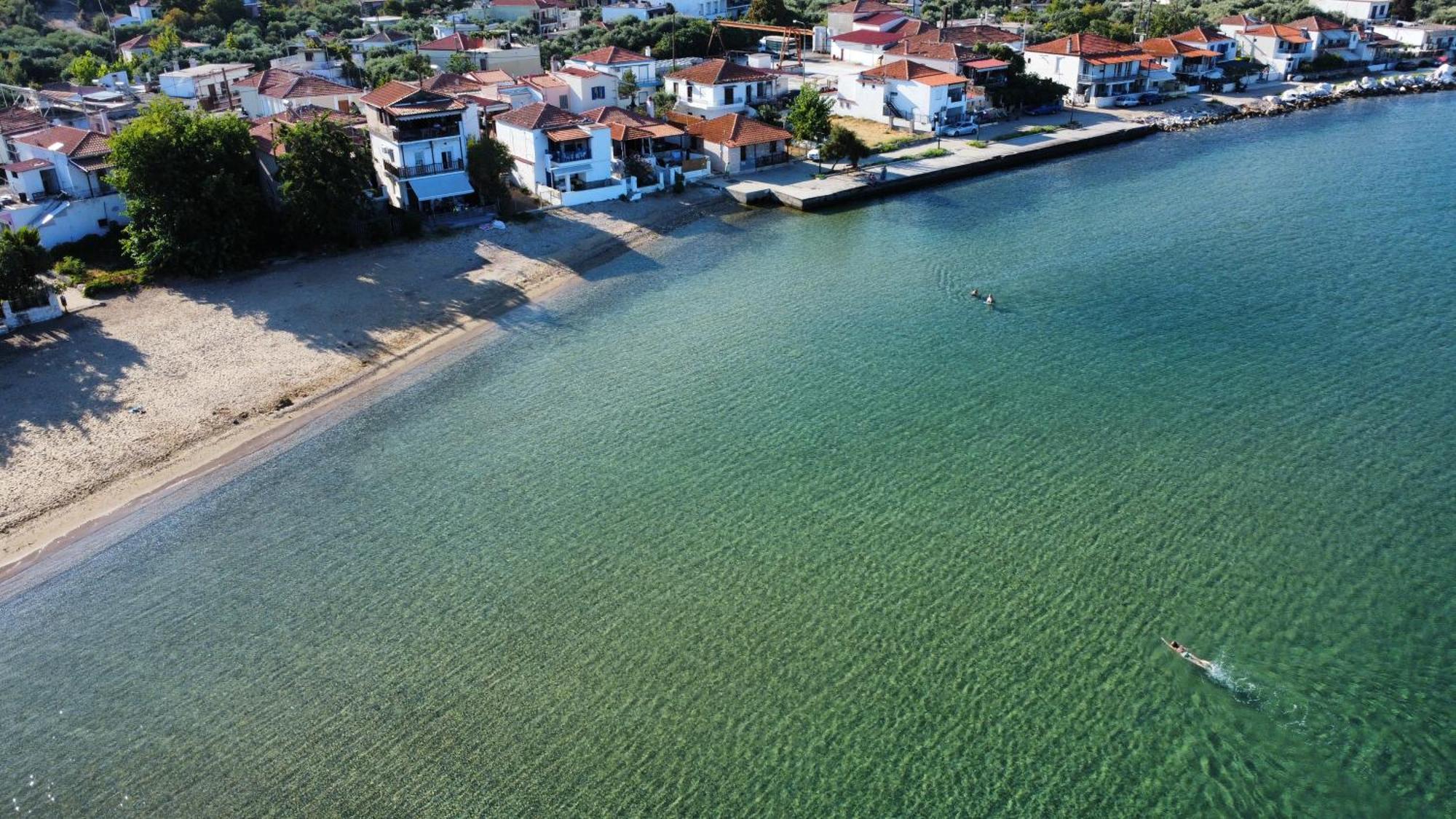 Beachfront Apartment Thassos Skála Kallirákhis Exterior foto